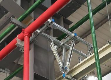 迎泽该抗震支架的整体式支吊架结构协调性好